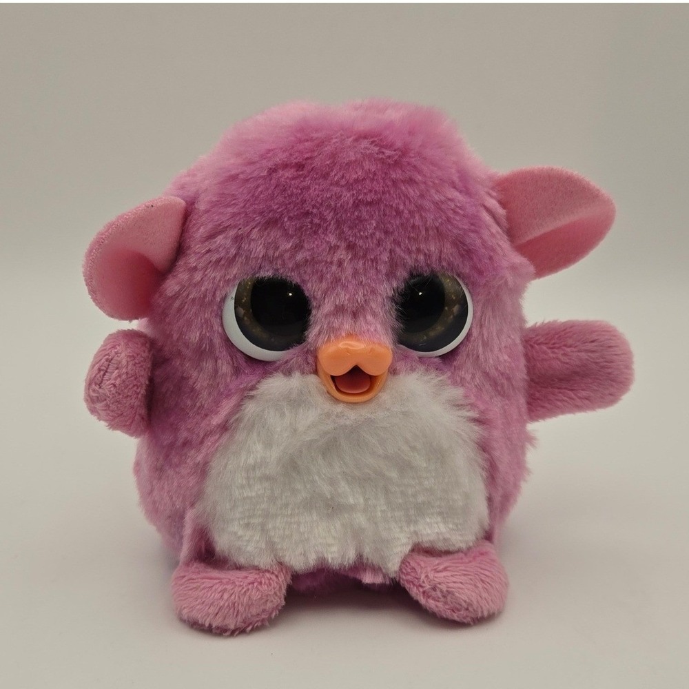 Hasbro 2021 Ray-V Furblets Mini Purple/pink Electronic Plush Toy Works